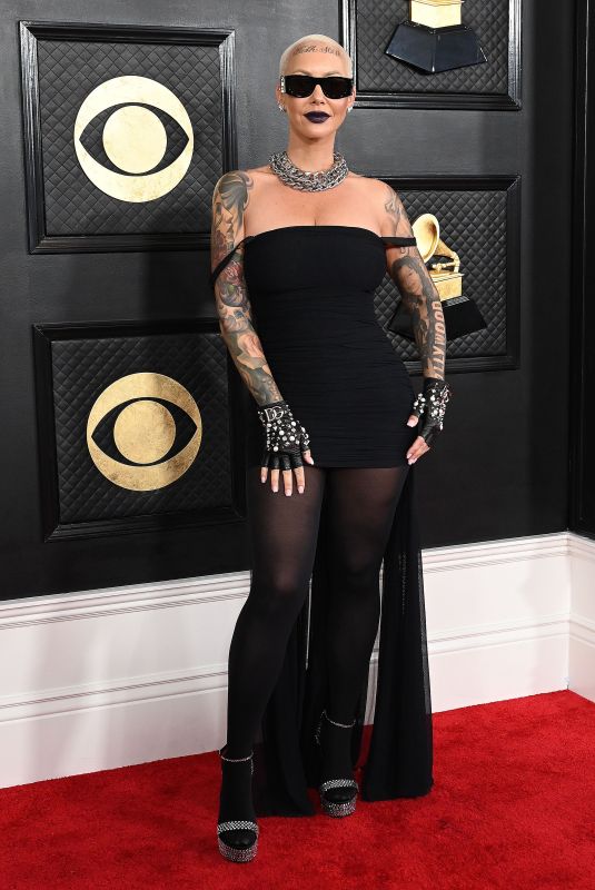 AMBER ROSE at 65th Grammy Awards in Los Angeles 02/05/2023