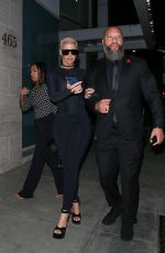 AMBER ROSE Leaves Mr. Brainwash Art Museum