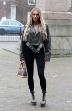 AMBER TURNER Out Filming in Essex for Upcoming Series on ITVBe 02/16/2023