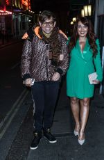 AMY ANZEL Arrives at The Club at Ivy in London 02/03/2023