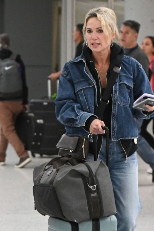 AMY ROBACH Arrives at JFK Airport in New York 02/25/2023