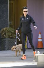 AMY ROBACH Out for a Dog Walk in New York 02/10/2023