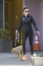 AMY ROBACH Out for a Dog Walk in New York 02/10/2023