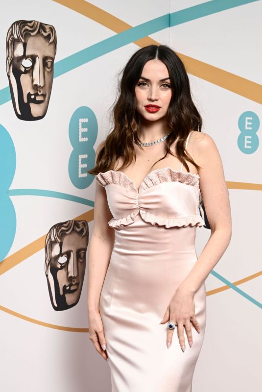 ANA DE ARMAS at EE Bafta Film Awards 2023 in London 02/19/2023