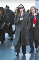 ANEGELINA JOLIE Arrives at JFK Airport in New York 02/20/2023