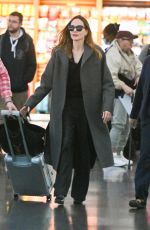 ANGELINA JOLIE Arrives at JFK Airport in New York 02/19/2023