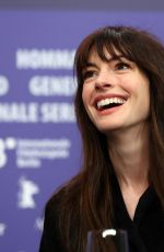 ANNE HATHAWAY at She Came To Me Press Conference at 73rd Berlinale International Film Festival 02/16/2023