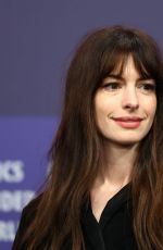 ANNE HATHAWAY at She Came To Me Press Conference at 73rd Berlinale International Film Festival 02/16/2023