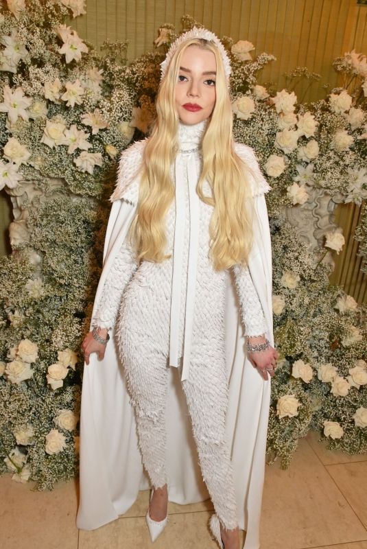 ANYA TAYLOR-JOY at British Vogue and Tiffany & Co. Fashion and Film Party in London 02/19/2023