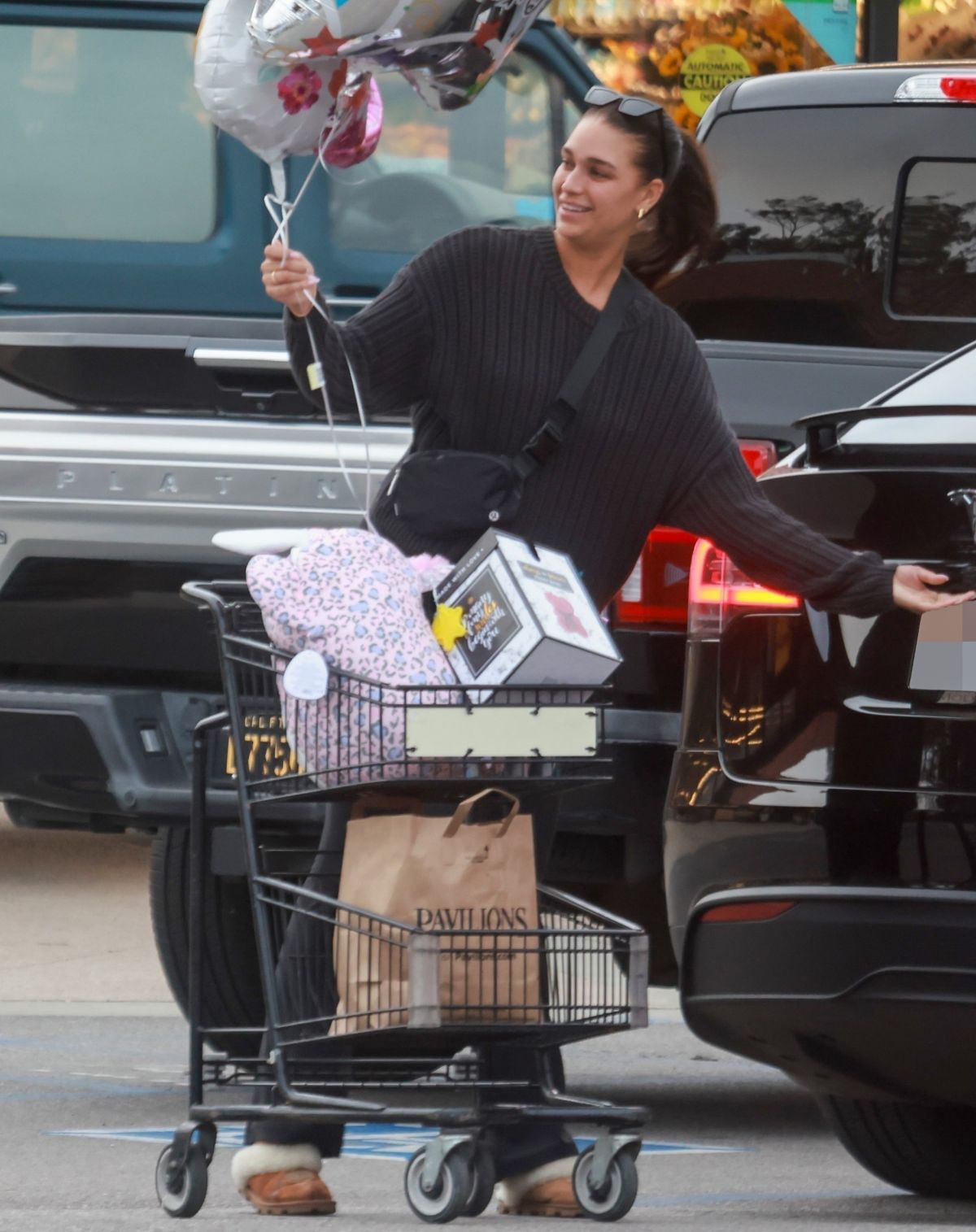 APRIL LOVE GEARY Shopping for Her Daughter’s Birthday in Malibu 02/22 ...