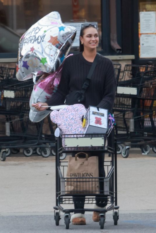 APRIL LOVE GEARY Shopping for Her Daughter’s Birthday in Malibu 02/22/2023