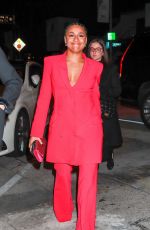 ARIANA DEBOSE Arrives at SAG Awards Afteparty at Craigs in West Hollywood 02/26/2023