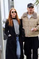 ASHLEE SIMPSON and Evan Ross Out for Lunch Date in Studio City 02/18/2023