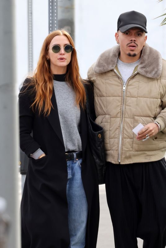ASHLEE SIMPSON and Evan Ross Out for Lunch Date in Studio City 02/18/2023