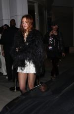 ASHLEE SIMPSON Leaves a Post Grammy Party in Beverly Hills 02/05/2023