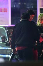 ASHLEY BENSON and Brandon Davis on a Date Night in Los Angeles 02/09/2023