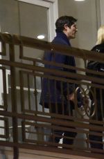 ASHLEY BENSON and Brandon Davis on a Date Night in Los Angeles 02/09/2023