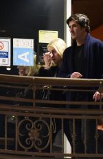 ASHLEY BENSON and Brandon Davis on a Date Night in Los Angeles 02/09/2023
