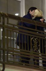 ASHLEY BENSON and Brandon Davis on a Date Night in Los Angeles 02/09/2023