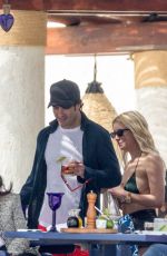 ASHLEY BENSON and Brandon Davis on Vacation in Los Cabos 02/223/2023