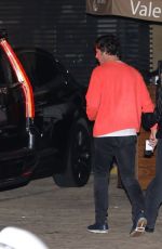 ASHLEY BENSON and Brandon Davis Out for Dinner at Nobu in Malibu 02/11/2023