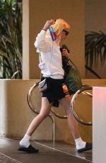 ASHLEY BENSON Arrives at a Hotel in Los Angele 02/08/2023