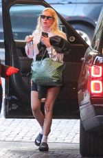 ASHLEY BENSON Arrives at a Hotel in Los Angele 02/08/2023