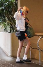 ASHLEY BENSON Arrives at a Hotel in Los Angele 02/08/2023