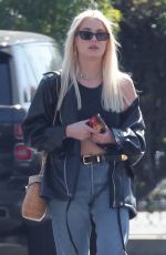 ASHLEY BENSON Out Smoking in Los Feliz 02/21/2023
