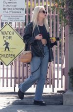 ASHLEY BENSON Out Smoking in Los Feliz 02/21/2023