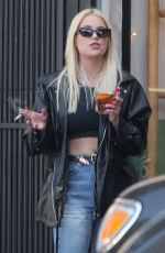 ASHLEY BENSON Out Smoking in Los Feliz 02/21/2023