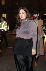 ASHLEY GRAHAM Arrives at Tory Burch Fashion Show in New York 02/13/2023