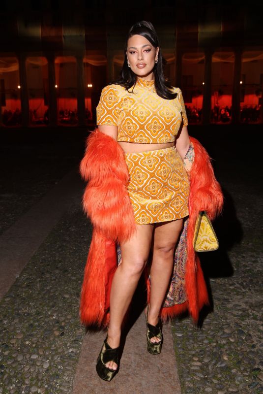 ASHLEY GRAHAM at Etro Fashion Show in Milan 02/22/2023