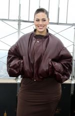ASHLEY GRAHAM Lights Up Empire State Building to Kick off New York Fashion Week 02/09/2023