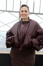 ASHLEY GRAHAM Lights Up Empire State Building to Kick off New York Fashion Week 02/09/2023