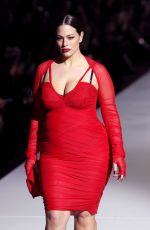 ASHLEY GRAHAM Walks Runway at Dolce & Gabbana Fashion Show in Milan 02/25/2023