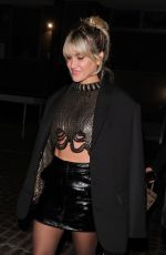 ASHLEY ROBERTS Arrives at Chiltern Firehouse in London 02/03/2023