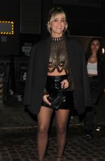 ASHLEY ROBERTS Arrives at Chiltern Firehouse in London 02/03/2023