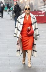 ASHLEY ROBERTS Arrives at Global Radio Studios in London 02/09/2023