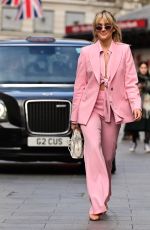 ASHLEY ROBERTS at Global Radio Studios in London 02/27/2023