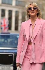 ASHLEY ROBERTS at Global Radio Studios in London 02/27/2023