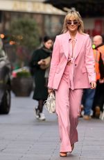 ASHLEY ROBERTS at Global Radio Studios in London 02/27/2023