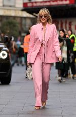 ASHLEY ROBERTS at Global Radio Studios in London 02/27/2023
