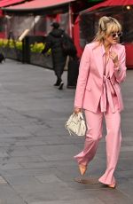 ASHLEY ROBERTS at Global Radio Studios in London 02/27/2023