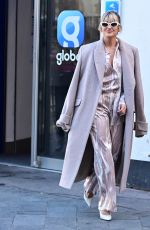 ASHLEY ROBERTS Leaves Global Radio Studios in London 02/01/2023