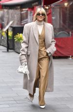 ASHLEY ROBERTS Leaves Global Radio Studios in London 02/21/2023