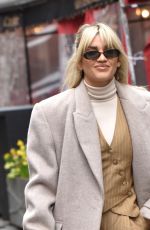 ASHLEY ROBERTS Leaves Global Radio Studios in London 02/21/2023