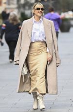ASHLEY ROBERTS Leaves Global Radio Studios in London 02/23/2023