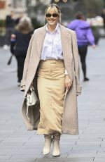 ASHLEY ROBERTS Leaves Global Radio Studios in London 02/23/2023