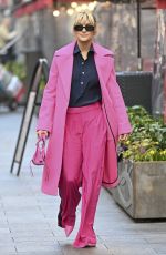 ASHLEY ROBERTS Leaves Heart FM Breakfast Show in London 02/13/2023